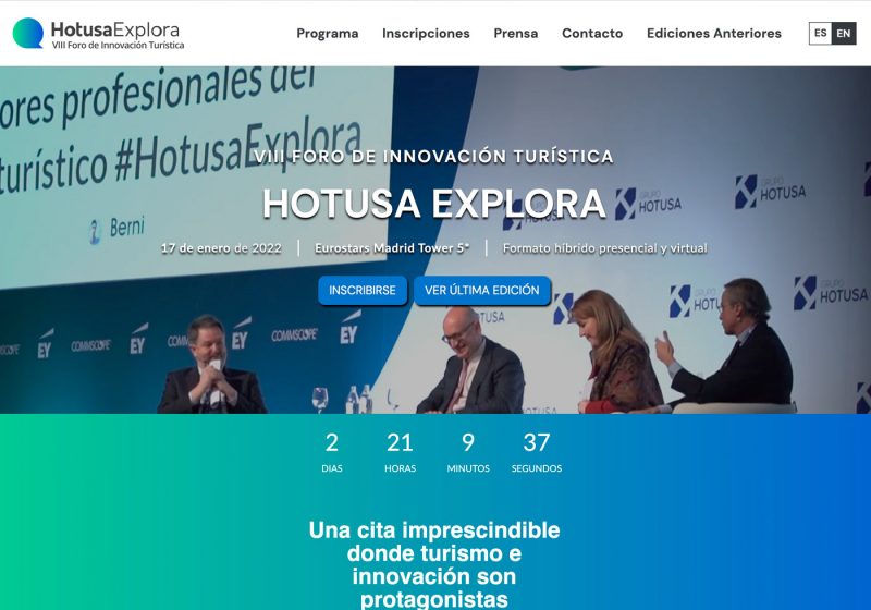 El foro de innovación turística de Hotusa se celebra el próximo lunes