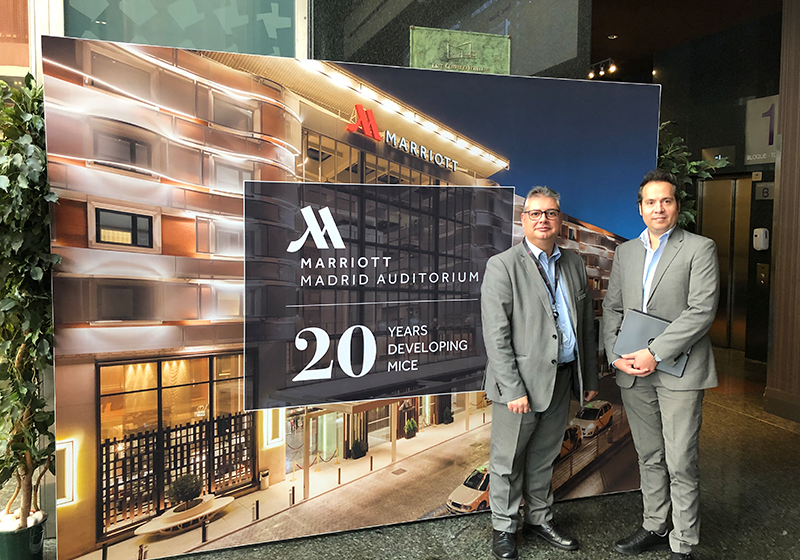 El hotel Madrid Marriot Auditorium cumple 20 años