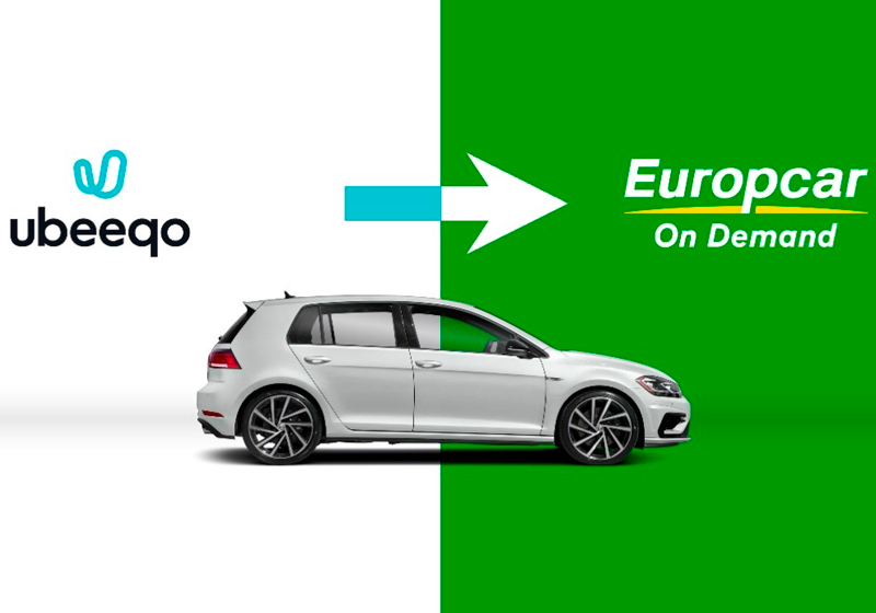 La marca de carsharing Ubeeqo cambia de nombre y será Europcar On Demand
